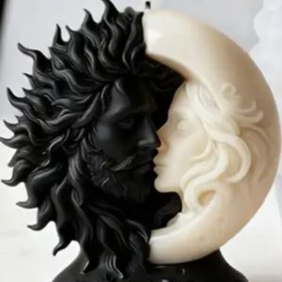 Opposites Attract Manifestation Candle - Picture 3 of 3